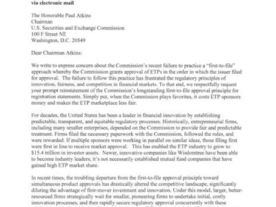 ETF issuers pen letter urging SEC return to ‘first-to-file’ approvals - donald trump, xrp, solana, etf, Crypto, may, Cointelegraph, sec