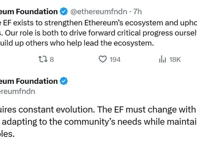 Ethereum Foundation shuffles leadership, splits board and management - Crypto, bitcoin, three, solana, board, Cointelegraph, ethereum