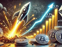 Ethereum Rockets Forward With 3.3% Network Growth While Bitcoin Goes Stale - data, eth, chain, ethereum, bitcoin