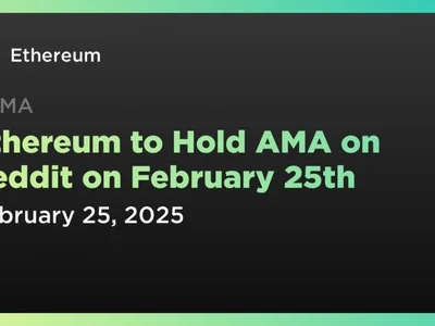 Ethereum to Hold AMA on Reddit on February 25th - smart, Coindar, bitcoin, ama, Crypto, reddit, ethereum