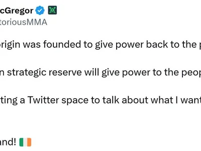 Ex-UFC champ Conor McGregor touts Irish Bitcoin reserve in presidential bid - trump, ufc, Cointelegraph, one, Crypto, may, bitcoin, donald trump