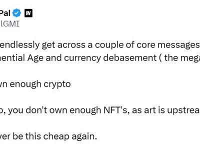 Exponential currency debasement: ‘You don’t own enough crypto, NFTs’ - nft, Cointelegraph, ai, Crypto, eth, bitcoin, wealth, crypto, nfts