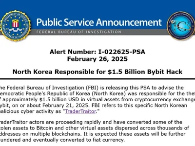 FBI asks node operators, exchanges to block transactions tied to Bybit hackers - bitcoin, eth, Crypto, Cointelegraph, ethereum, dai