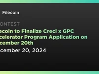 Filecoin to Finalize Creci x GPC Accelerator Program Application on December 20th - Coindar, Crypto