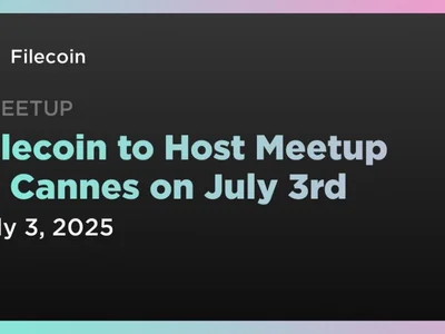 Filecoin to Host Meetup in Cannes on July 3rd - Coindar, filecoin, Crypto