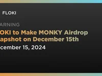 FLOKI to Make MONKY Airdrop Snapshot on December 15th - Coindar, Crypto