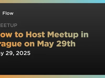 Flow to Host Meetup in Prague on May 29th - flow, Coindar, Crypto, ethereum