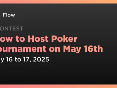 Flow to Host Poker Tournament on May 16th - ethereum, Crypto, flow, Coindar