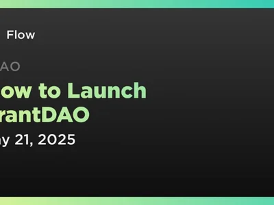 Flow to Launch GrantDAO - flow, Coindar, Crypto, ethereum