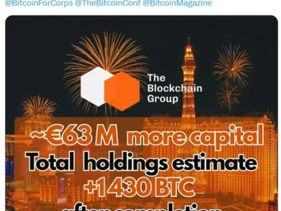 France’s Blockchain Group to buy 590 Bitcoin after bond sale - bitcoin, Cointelegraph, Crypto, euros, one, million, second