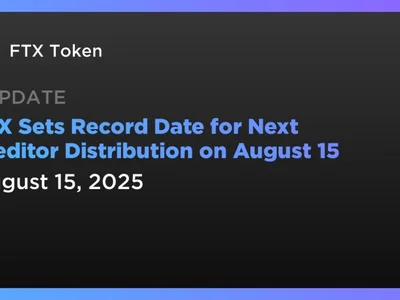 FTX Sets Record Date for Next Creditor Distribution on August 15 - ftt, ftx, three, Coindar, Crypto, genesis