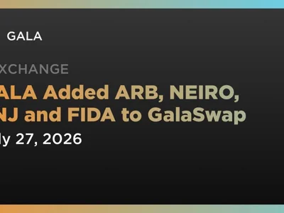 GALA Added ARB, NEIRO, ENJ and FIDA to GalaSwap