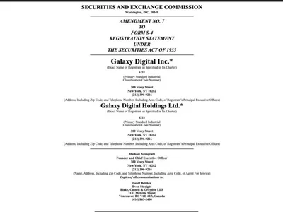 Galaxy Digital approved for US domicile, clearing way for Nasdaq listing - sec, crypto, Cointelegraph, circle, glxy, Crypto