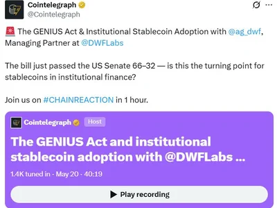 GENIUS Act ‘legitimizes’ stablecoins for global institutional adoption - genius, tether, Crypto, Cointelegraph, senate, act, stablecoin