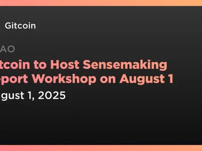 Gitcoin to Host Sensemaking Report Workshop on August 1 - gitcoin, Coindar, Crypto, gtc