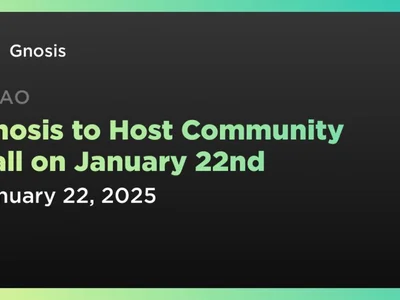 Gnosis to Host Community Call on January 22nd - gno, one, Coindar, ethereum, gnosis, Crypto, radio, token