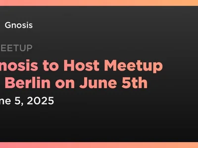 Gnosis to Host Meetup in Berlin on June 5th - gnosis, gno, Crypto, one, ethereum, token, Coindar