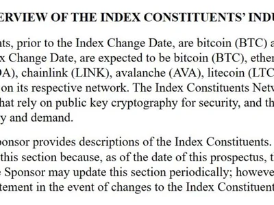 Hashdex amends S-1 for crypto index ETF, adds seven altcoins - Cointelegraph, xrp, bitcoin, sol, solana, uniswap, crypto, sec, btc, one, etf, Crypto, ada, eth, index, chainlink, avalanche, cardano, donald trump, litecoin