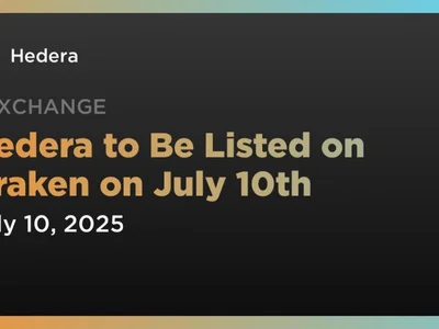 Hedera to Be Listed on Kraken on July 10th - hbar, hedera, Coindar, Crypto, second