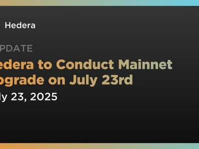 Hedera to Conduct Mainnet Upgrade on July 23rd - hbar, Coindar, second, hedera, Crypto