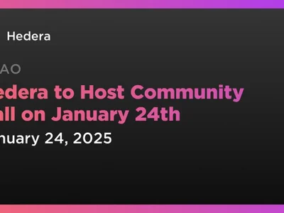 Hedera to Host Community Call on January 24th - hbar, hedera, second, Coindar, Crypto