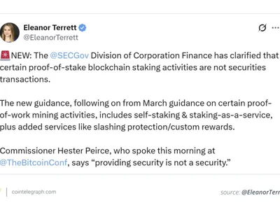 How to legally stake crypto in 2025: What is now allowed after the SEC’s latest move - crypto, Crypto, xdc, Cointelegraph, ethereum, sec, defi, peercoin, eth, tezos