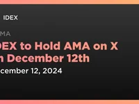 IDEX to Hold AMA on X on December 12th - Coindar, Crypto