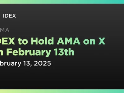 IDEX to Hold AMA on X on February 13th - idex, Coindar, Crypto, ama