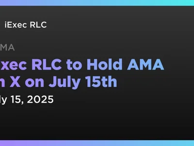 iExec RLC to Hold AMA on X on July 15th - ama, dapp, tee, Coindar, rlc, ethereum, Crypto, ai