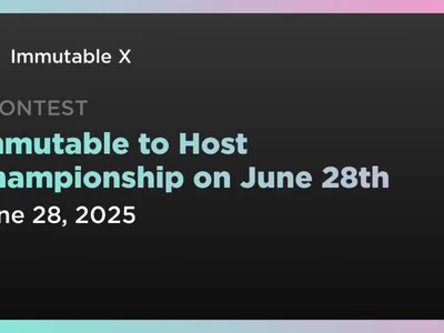 Immutable to Host Championship on June 28th - imx, Crypto, zero, immutable, ethereum, Coindar