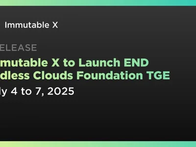Immutable X to Launch END Endless Clouds Foundation TGE - end, zero, Crypto, immutable, token, Coindar, imx, ethereum
