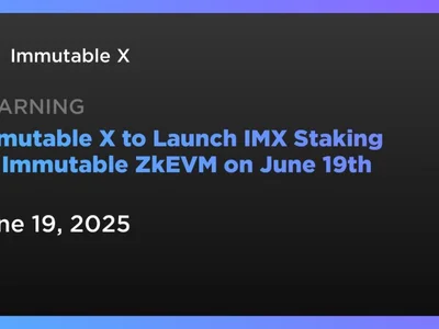 Immutable X to Launch IMX Staking on Immutable ZkEVM on June 19th - immutable, imx, zero, Crypto, Coindar, zkevm, ethereum