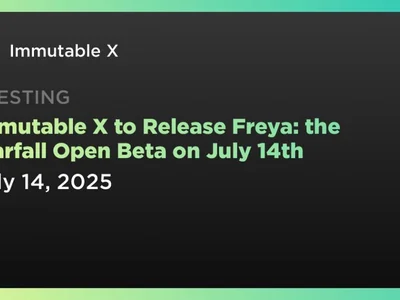 Immutable X to Release Freya: the Starfall Open Beta on July 14th - Coindar, Crypto, ethereum, zero, imx, freya, immutable, nfts