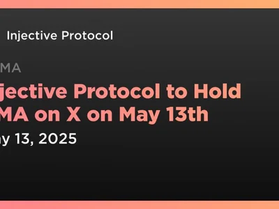 Injective Protocol to Hold AMA on X on May 13th - Coindar, ama, injective, inj, Crypto, chain