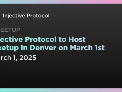 Injective Protocol to Host Meetup in Denver on March 1st - inj, tick, injective, Crypto, Coindar