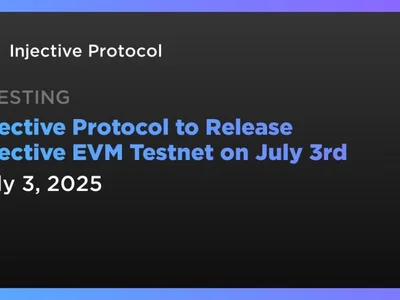 Injective Protocol to Release Injective EVM Testnet on July 3rd - Coindar, inj, injective, Crypto