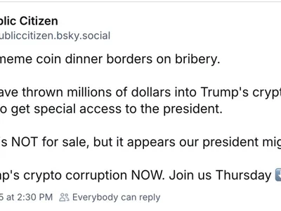 Interest groups, lawmakers to protest Trump's memecoin dinner - Cointelegraph, crypto, memecoin, tron, Crypto, trump, senate