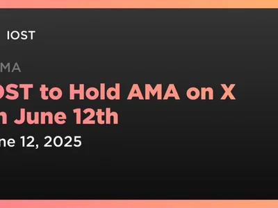 IOST to Hold AMA on X on June 12th - ama, Crypto, iost, token, Coindar
