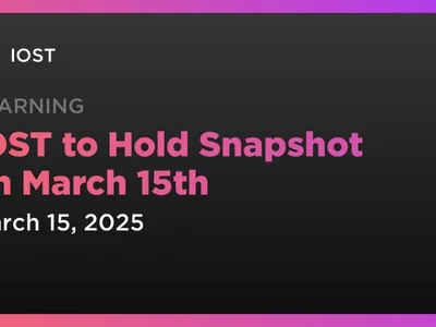 IOST to Hold Snapshot on March 15th - Coindar, iost, Crypto