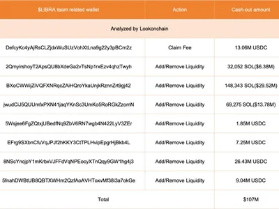 Javier Milei-endorsed Libra token crashes after $107M insider rug pull - donald trump, libra, Cointelegraph, solana, usdc, token, milei, Crypto, trump, million