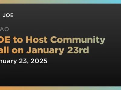 JOE to Host Community Call on January 23rd - defi, trump, Coindar, avalanche, Crypto, joe, amm, arbitrum