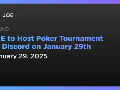 JOE to Host Poker Tournament on Discord on January 29th - joe, arbitrum, defi, Coindar, amm, Crypto, avalanche