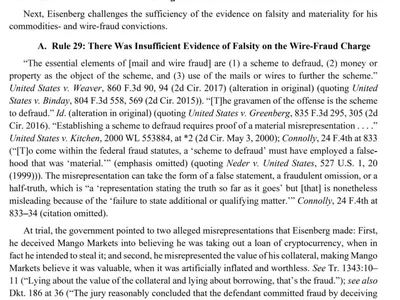 Judge overturns fraud convictions in Mango Markets exploit case - mango, one, Cointelegraph, Crypto, 2024, judge, trump, sec