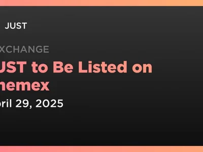 JUST to Be Listed on Phemex - defi, usdj, Crypto, Coindar, dao, jst, just