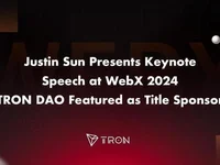 Justin Sun Presents Keynote Speech at WebX 2024, TRON DAO Featured as Title Sponsor - 2024, dao, tron