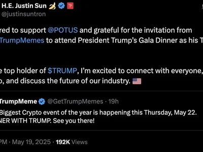 Justin Sun to attend Trump's dinner with memecoin backers - trump, sec, senate, three, Crypto, tron, 2024, Cointelegraph, memecoin, crypto, sun