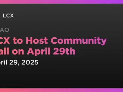 LCX to Host Community Call on April 29th - uniswap, defi, lcx, second, Coindar, Crypto, token