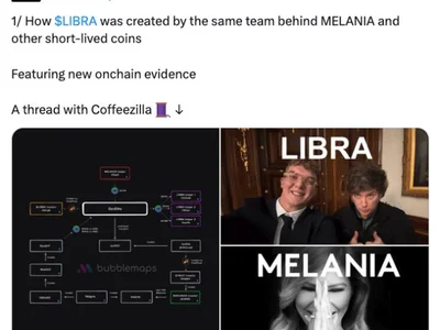 LIBRA creators tied to Melania and other short-lived memecoins: Bubblemaps - token, wallet, libra, solana, Cointelegraph, avalanche, milei, Crypto, million, arbitrum