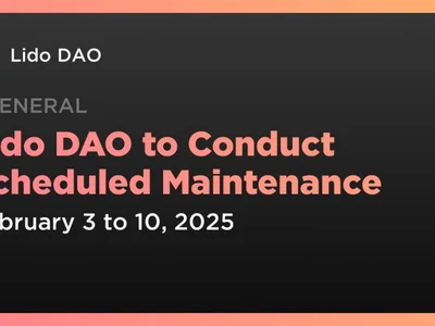 Lido DAO to Conduct Scheduled Maintenance - dao, defi, Coindar, kusama, ldo, polkadot, Crypto, solana, polygon