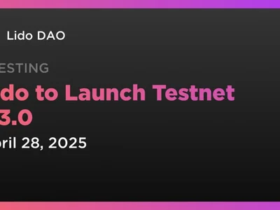 Lido to Launch Testnet v.3.0 - polkadot, dao, ldo, polygon, defi, kusama, solana, launch, Coindar, Crypto